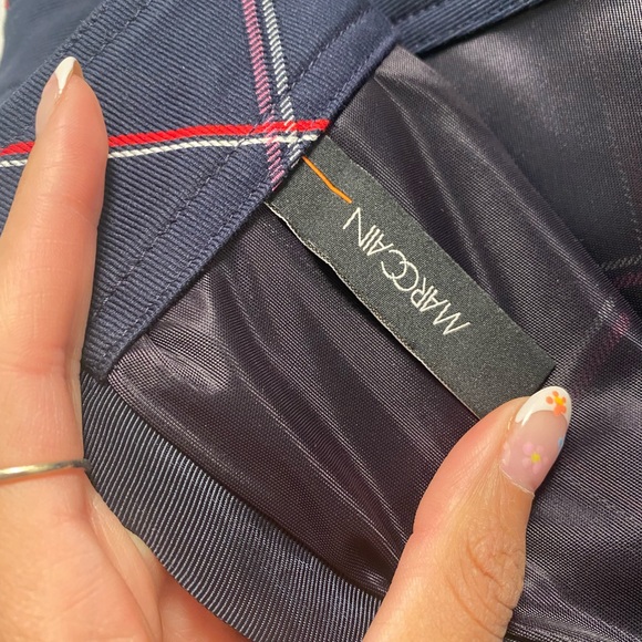 Marc-Cain - Medium - Navy & Pink Skirt - Picture 3 of 3